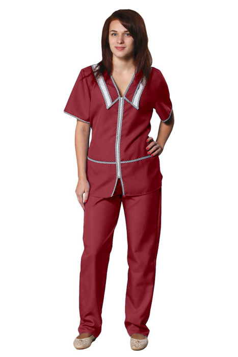 Костюм «КОС 416.0.1» бордо для сферы услуг