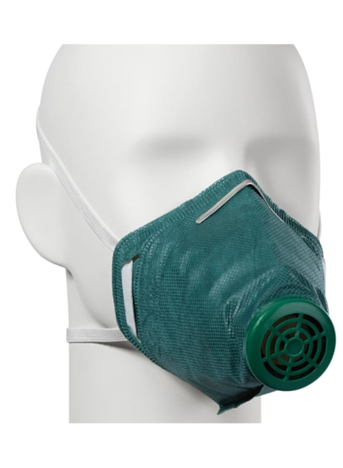 Респиратор Р-2 с клапаном, спанбонд, FFP2, 10006